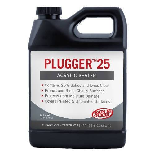 Plugger 25 Water-Based Acrylic Sealer 32 oz. Super Concentrate, Makes 5 Gallons